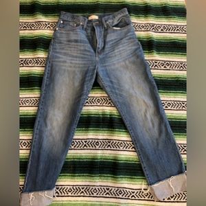 Madewell Denim Rigid Straight Crop